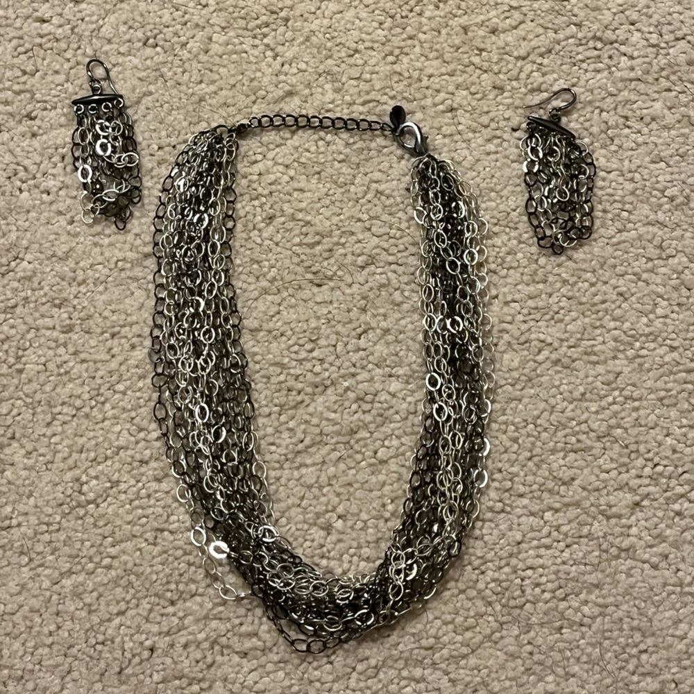 Alfani necklace and earrings